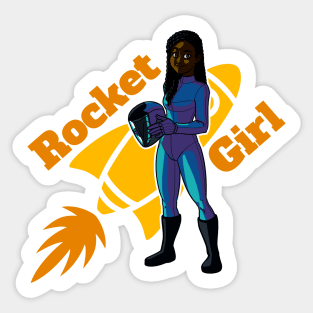 Rocket Girl Sticker